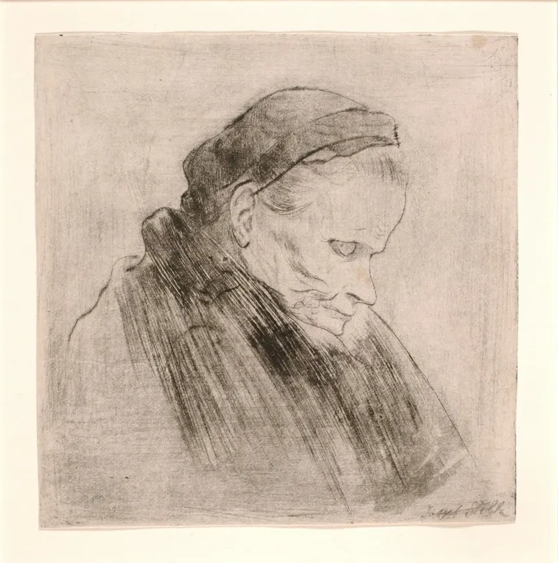 Sleeping Woman 3 by Joseph Stella - Canvas Print