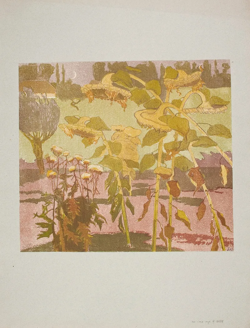 Sloneczniki by Jan Wojnarski - Canvas Print