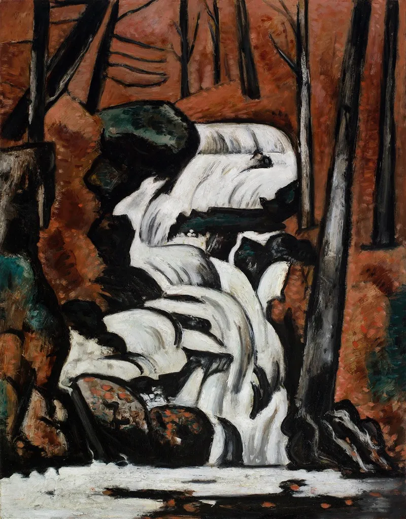 Smelt Brook Falls by Marsden Hartley - Canvas Print