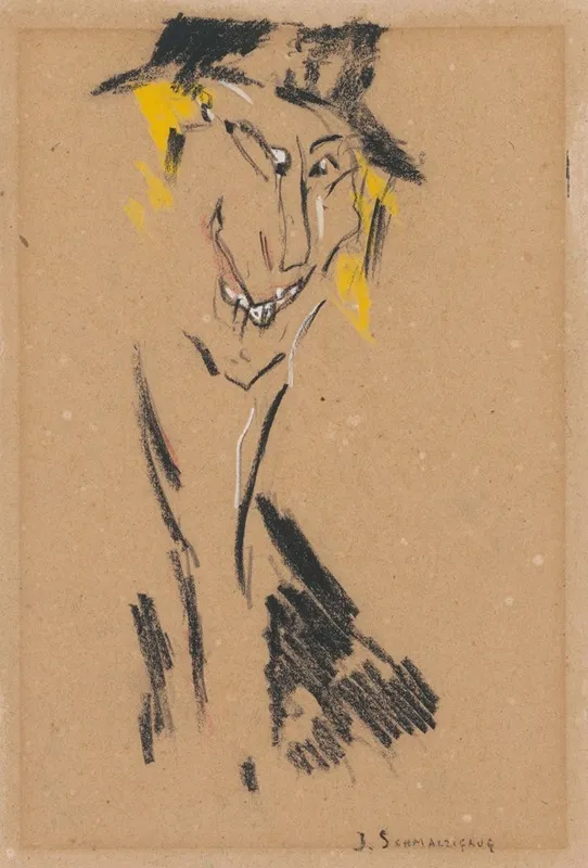 Smile Under A Hat by Jules Schmalzigaug - Canvas Print