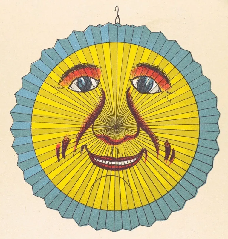 Smiling Sun Lantern Design