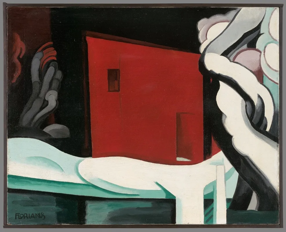 Snow And Glow 2 by Oscar Bluemner - Canvas Print