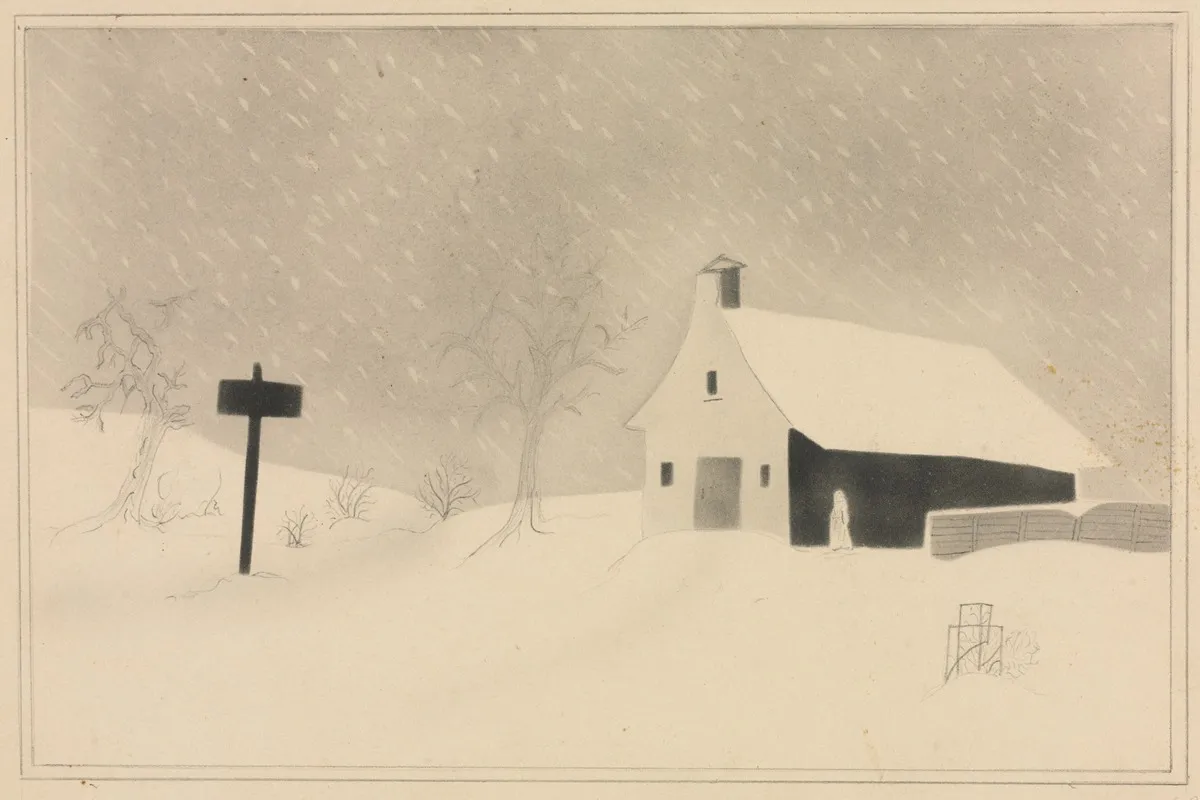 Snow Storm In Vermont