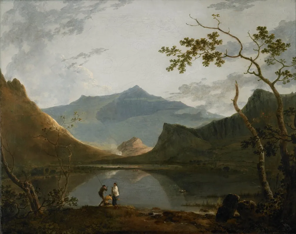 Snowdon From Llyn Nantlle by Richard Wilson - Canvas Print
