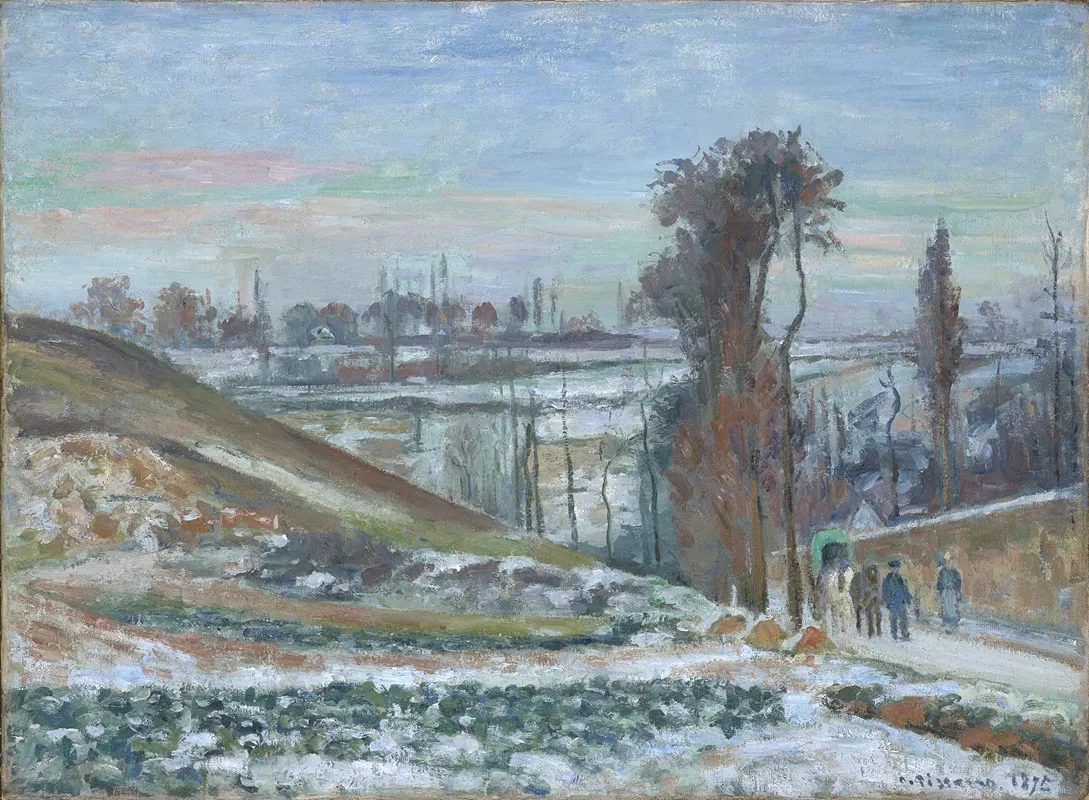 Snowy Landscape Near Lhermitage