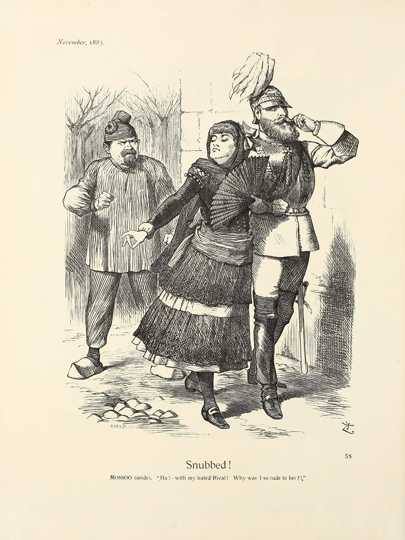 Snubbed by Sir John Tenniel - Canvas Print