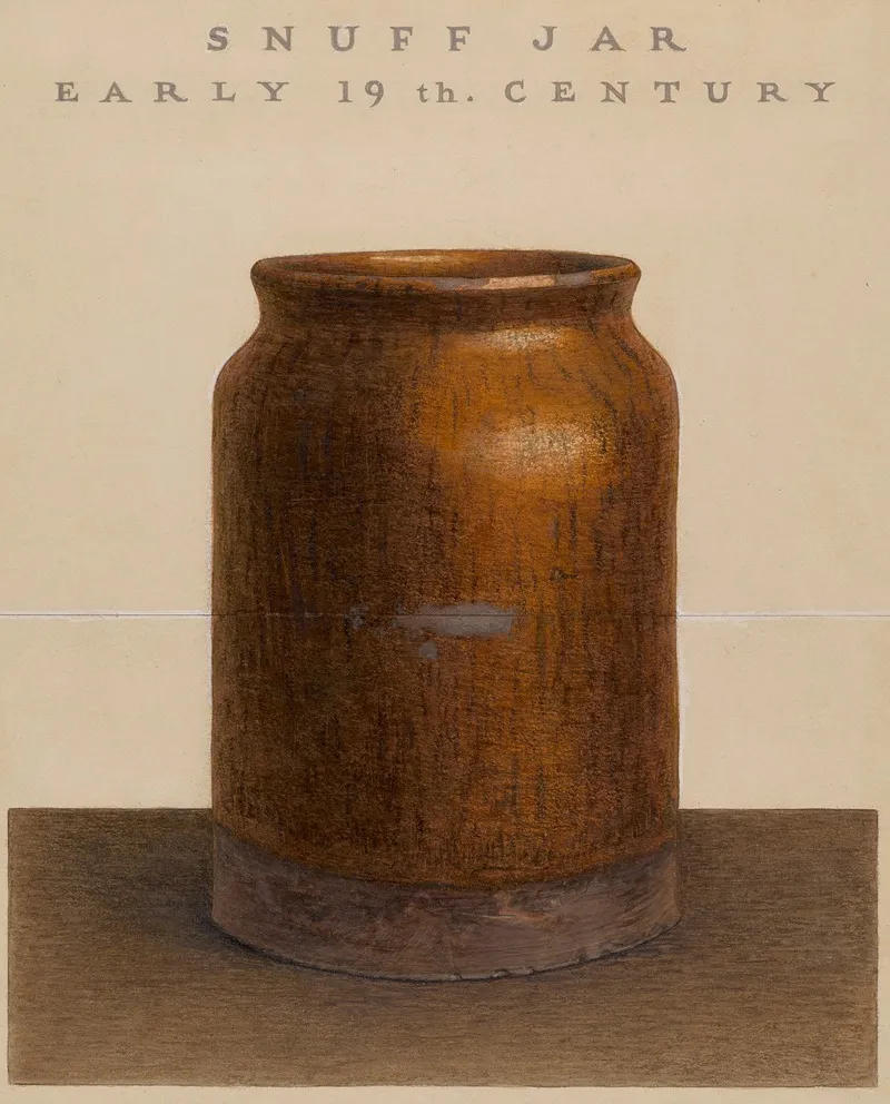 Snuff Jar by Guido Metelli - Canvas Print