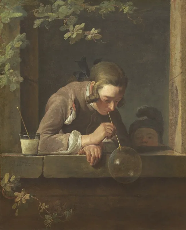 Soap Bubbles 3 by Jean Siméon Chardin - Canvas Print