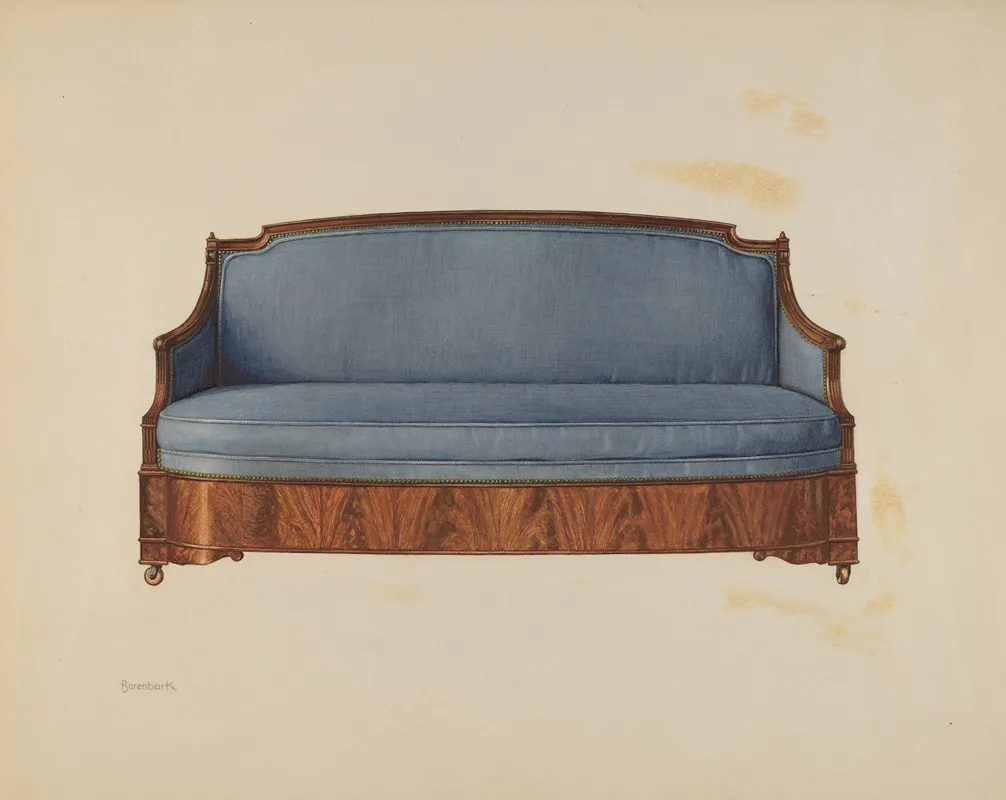 Sofa 14 by Ernest Busenbark - Canvas Print