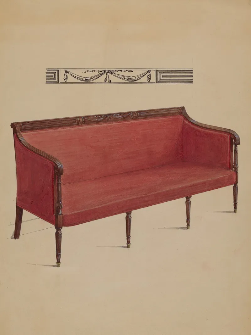 Sofa 8 by Carl Weiss - Canvas Print