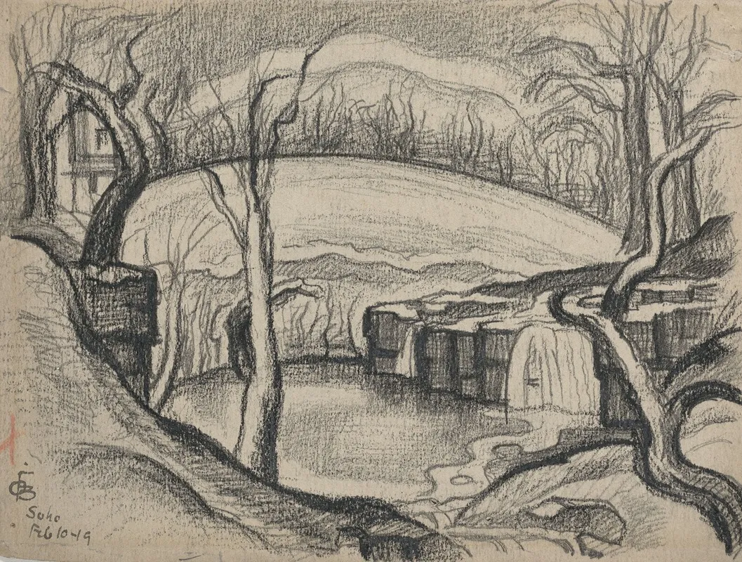 Soho Recto by Oscar Bluemner - Canvas Print