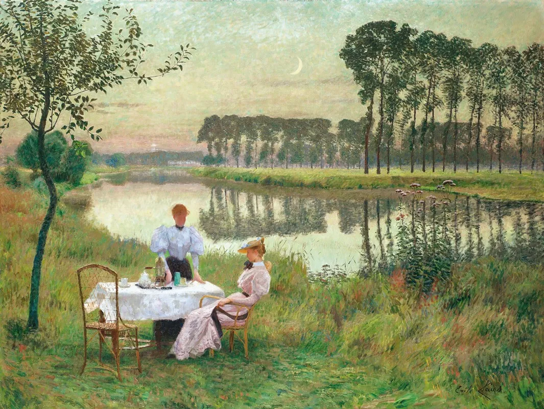 Soiree Dete by Emile Claus - Canvas Print