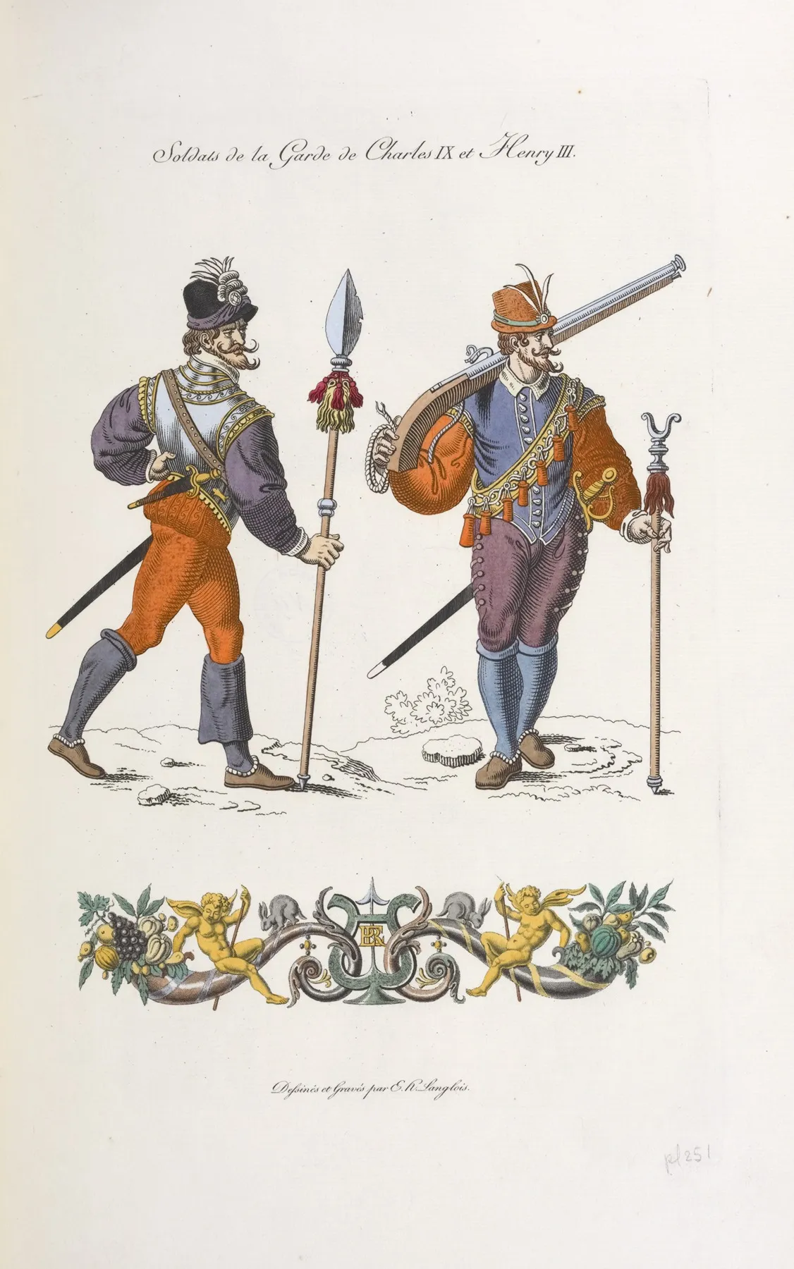 Soldats De La Garde De Charles Ix Et Henry Iii