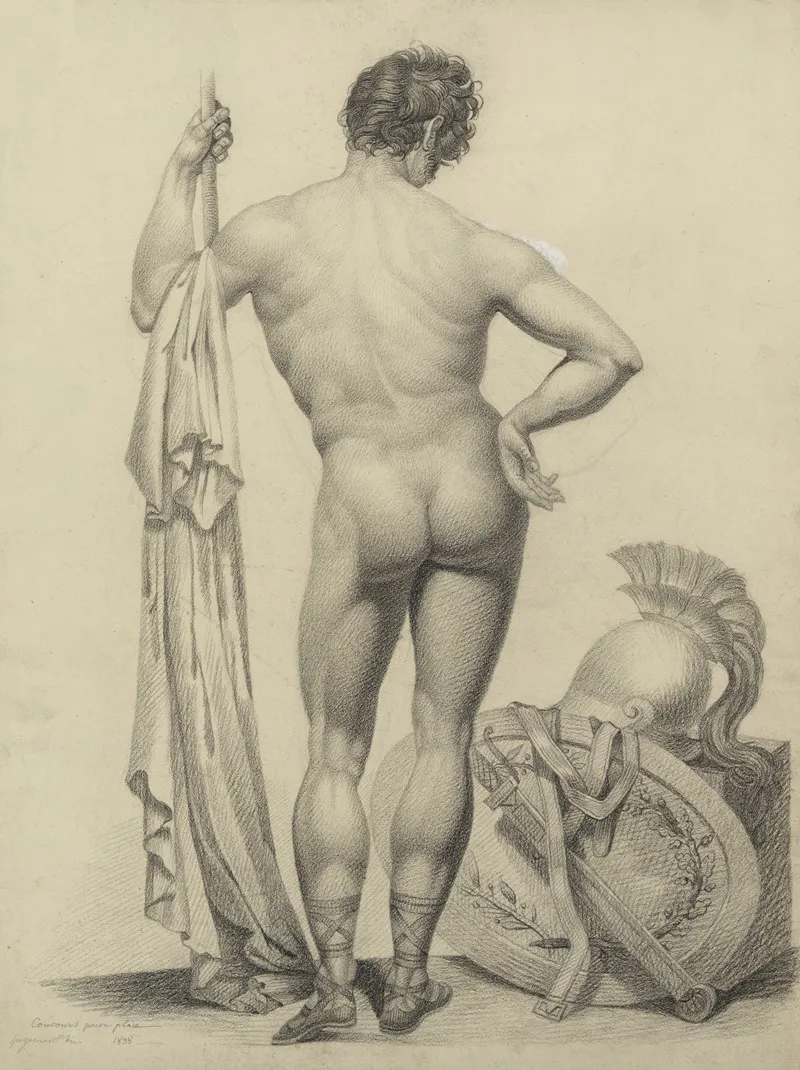 Soldier At Rest Seen From Behind 2