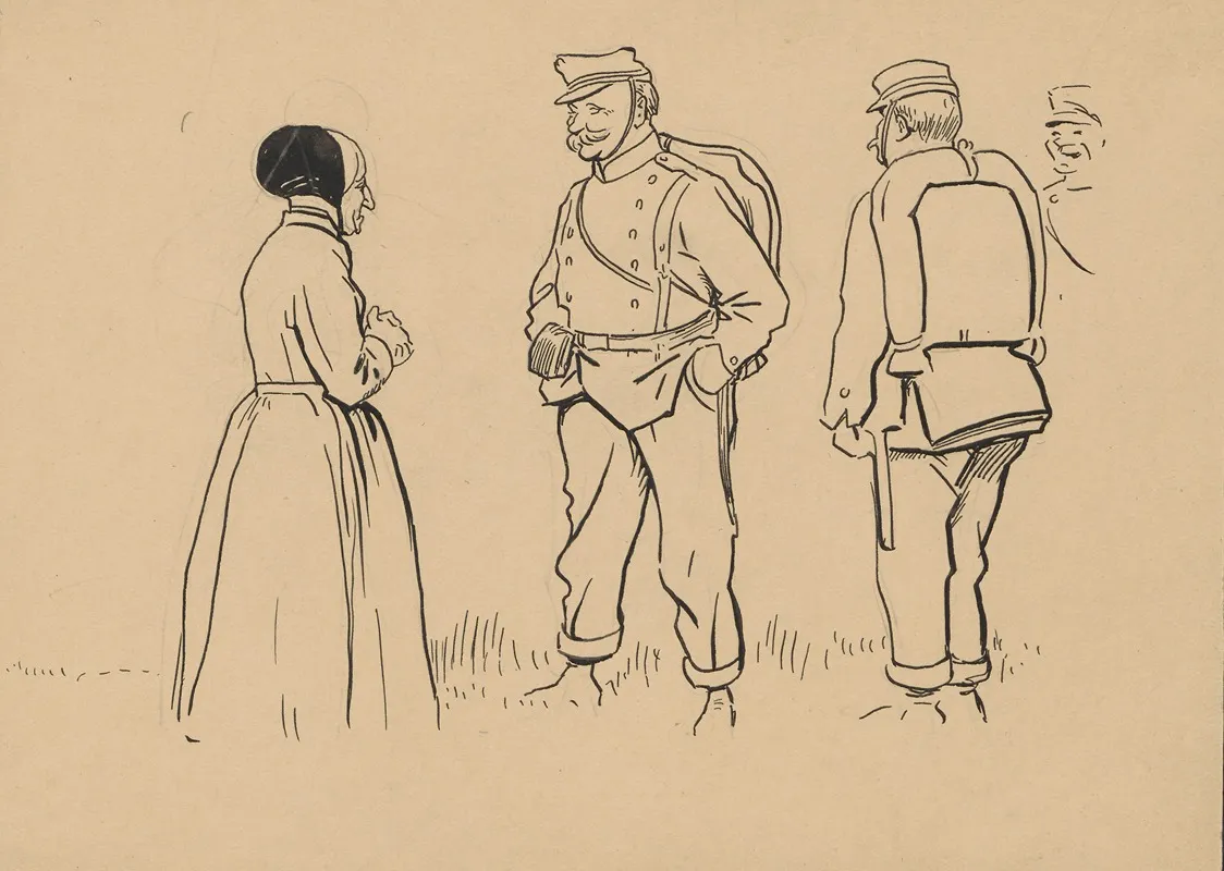 Soldiers And Peasant Women