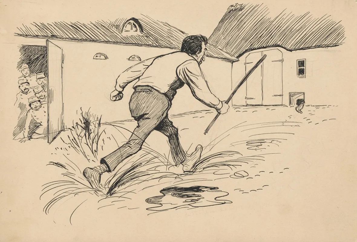 Soldiers In The Barn