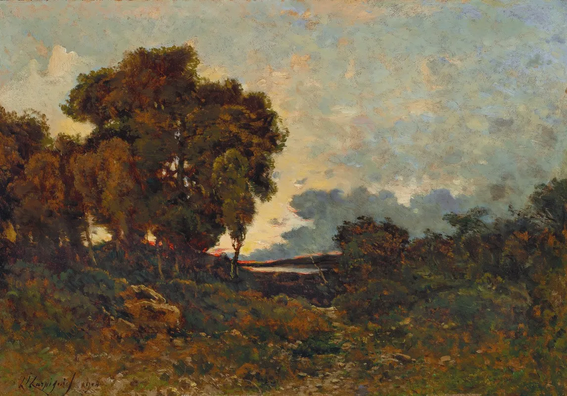 Soleil Couchant Sur Lallier