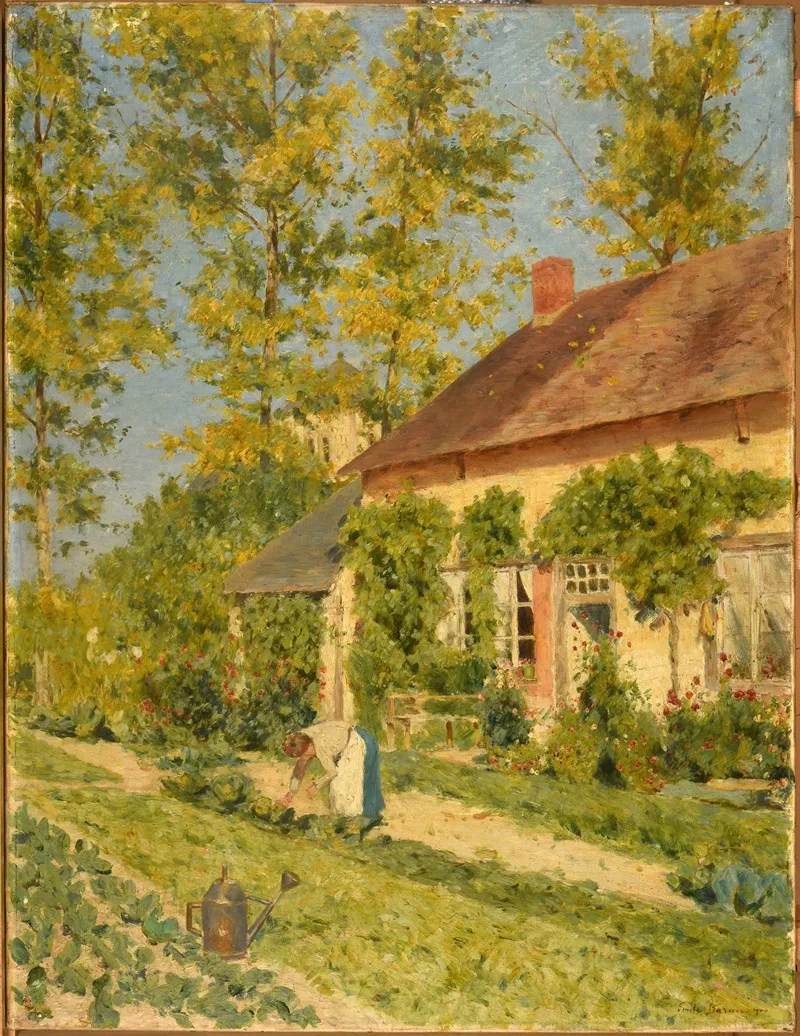 Soleil Doctobre by Émile Barau - Canvas Print