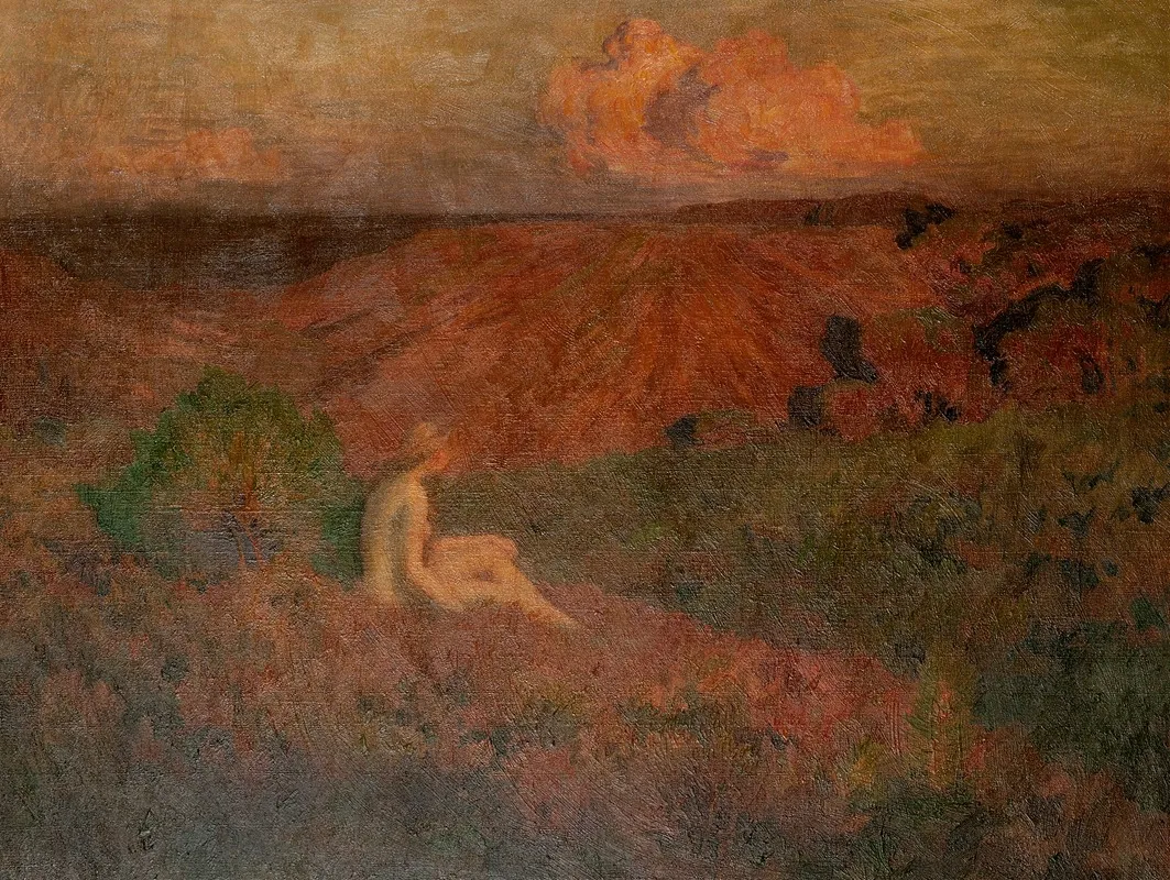 Solitude by Émile-René Ménard - Canvas Print