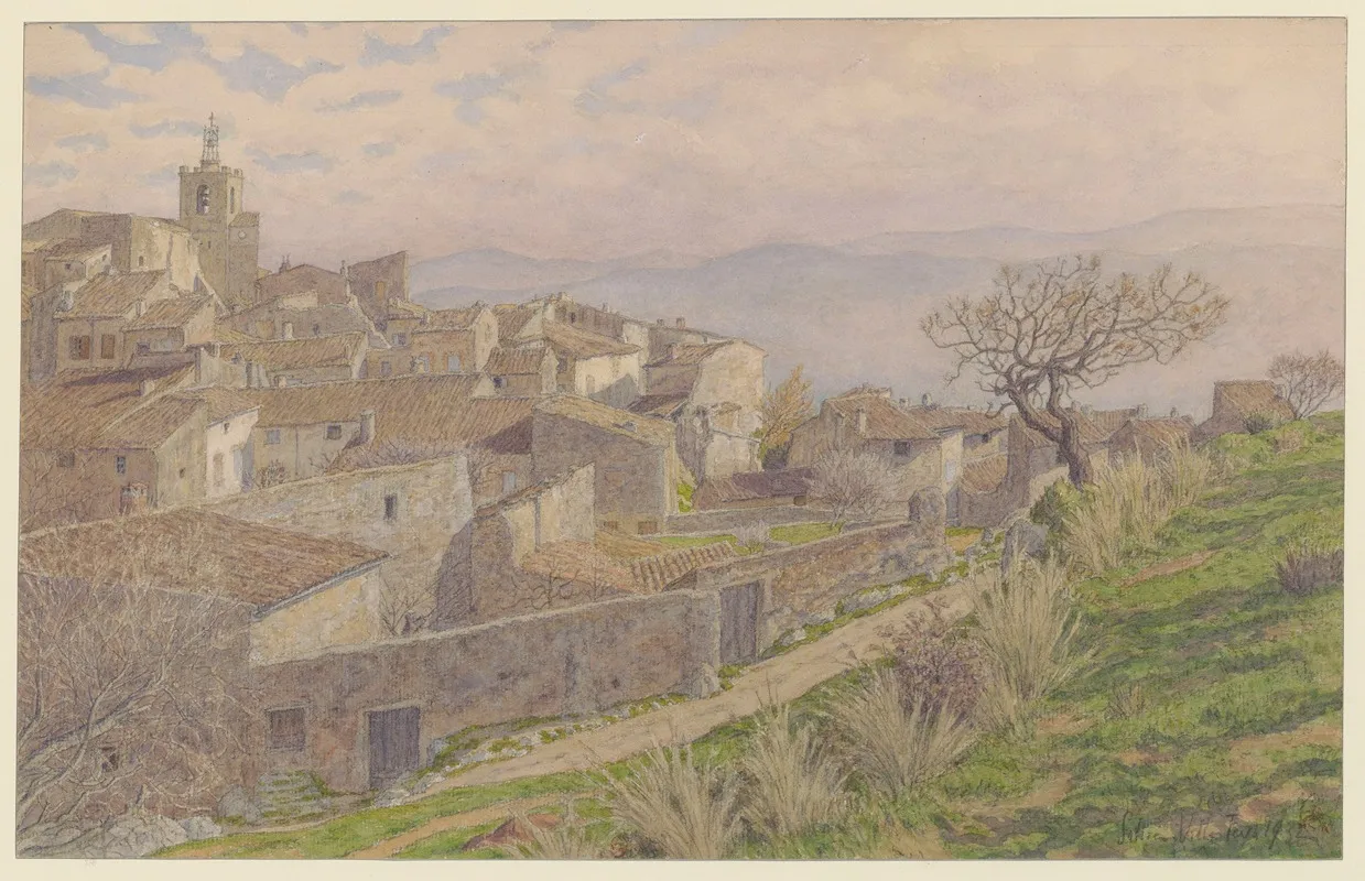 Sollies Ville 3 by Henri Rivière - Canvas Print
