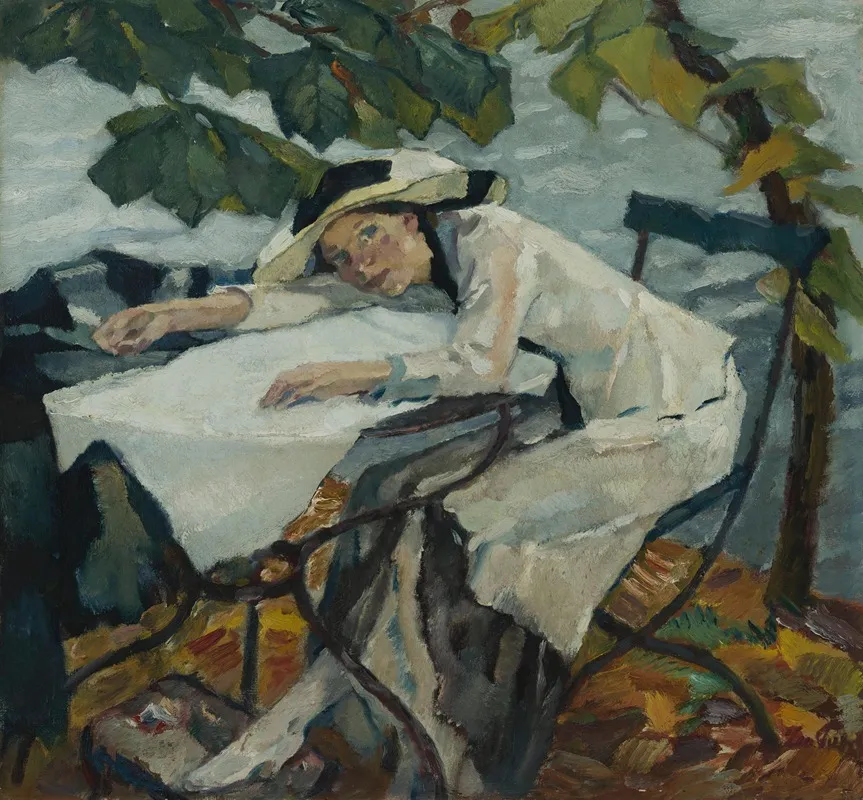 Sommer Hartmannsberg by Leo Putz - Canvas Print