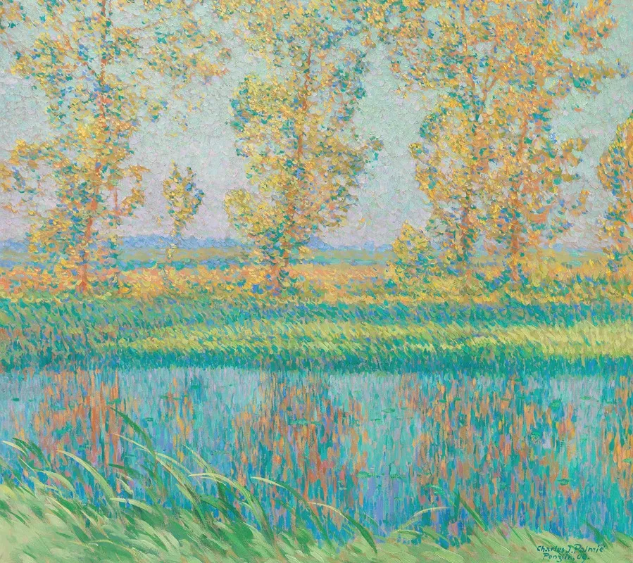 Sommerlandschaft 5 by Charles Johann Palmié - Canvas Print