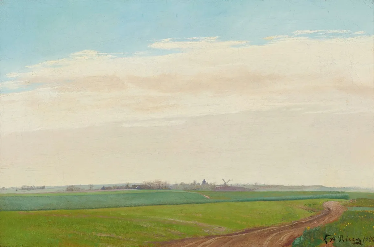 Sommerlandskab Baldersbronde Summer Landscape Baldersbronde
