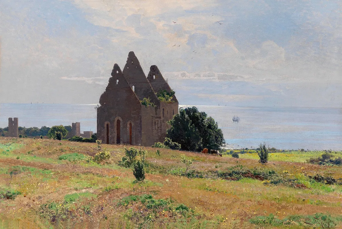 Sommertag An Der Kuste Von Gotland