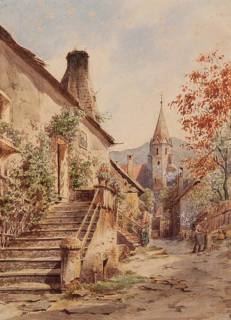 Sommertag In Schwallenbach In Der Wachau