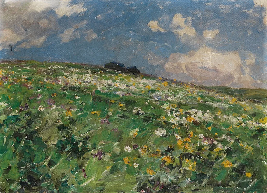 Sommerwiese by Alexander Koester - Canvas Print