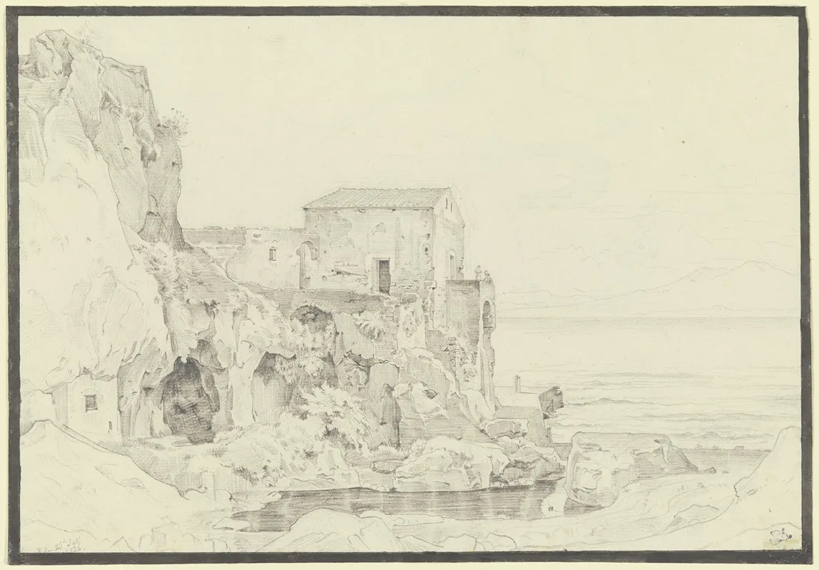 Sorrent Marina Piccola by Ernst Fries - Canvas Print