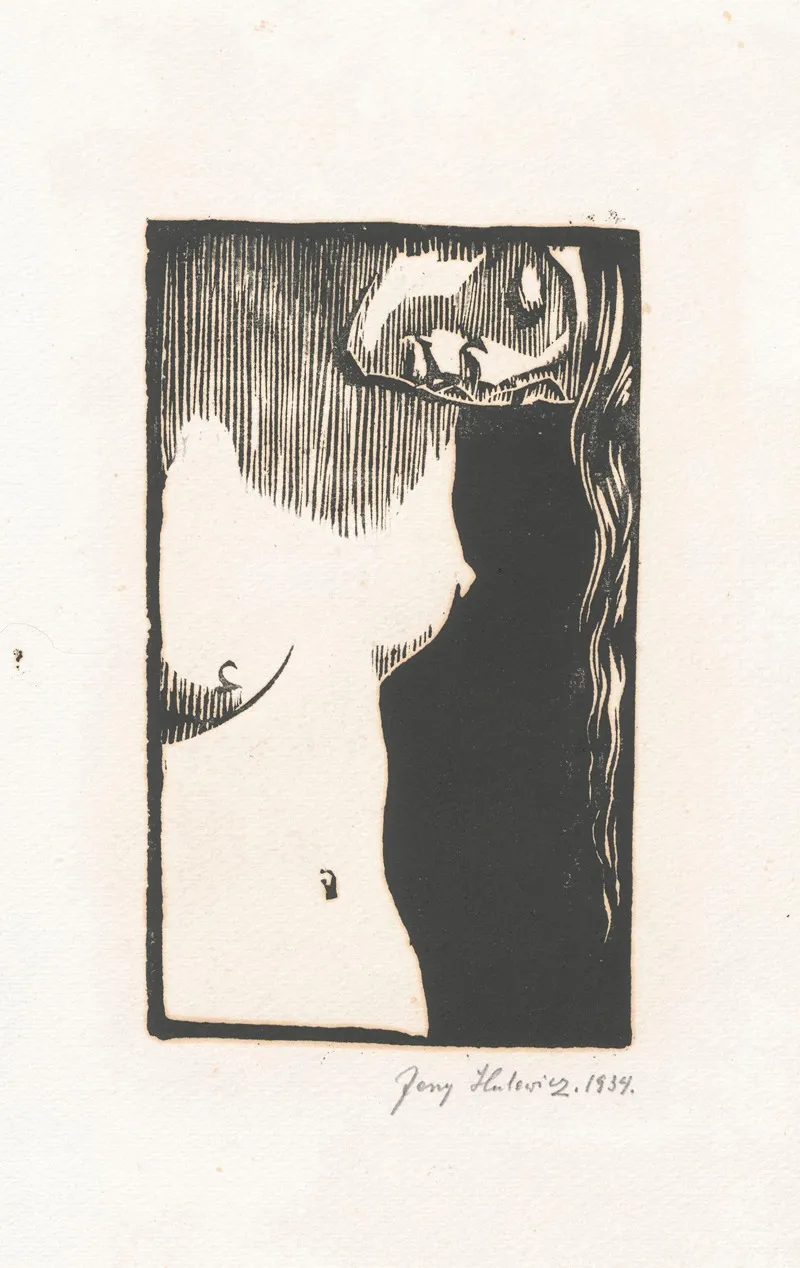 Sorrow 6 by Jerzy Hulewicz - Canvas Print