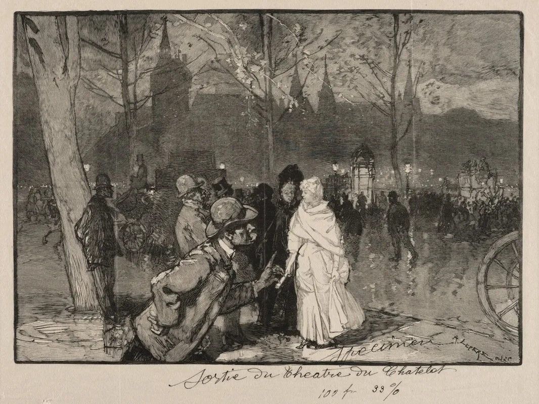 Sortie Du Theatre Du Chatelet