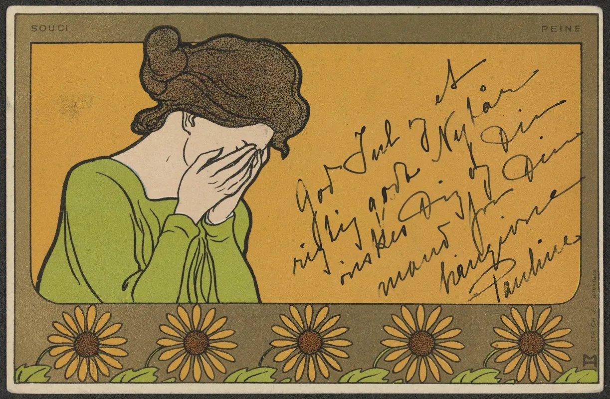 Souci by Henri Meunier - Canvas Print