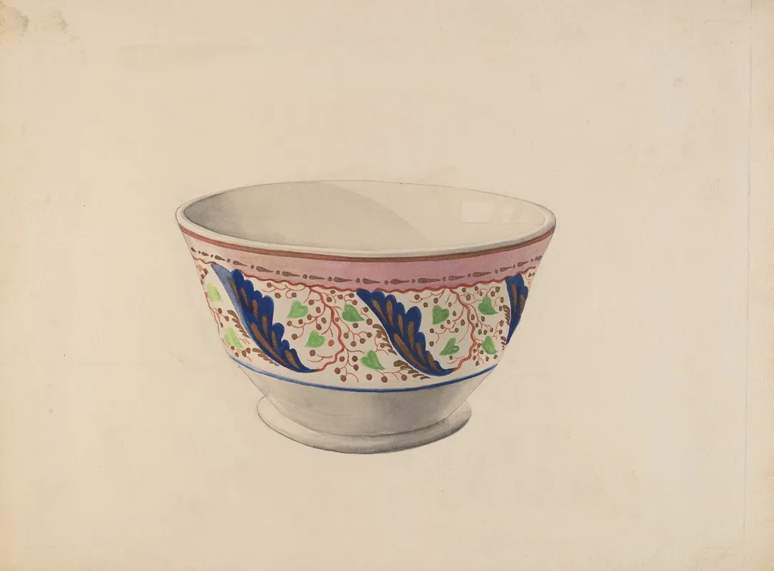 Soup Bowl by William Kerby - Canvas Print