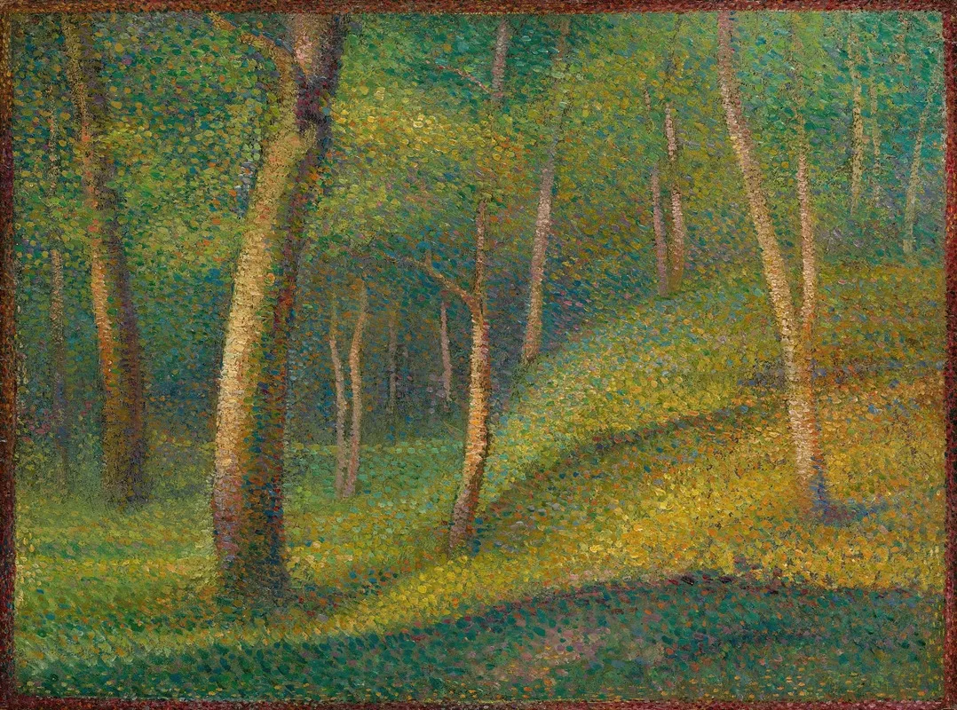 Sous Bois 4 by Hippolyte Petitjean - Canvas Print