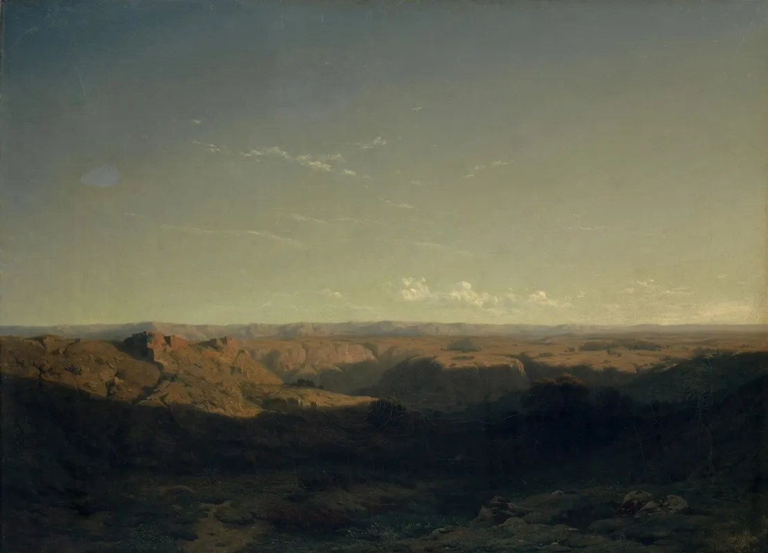Southern Mountain Landscape 3 by Alexandre Calame - Canvas Print