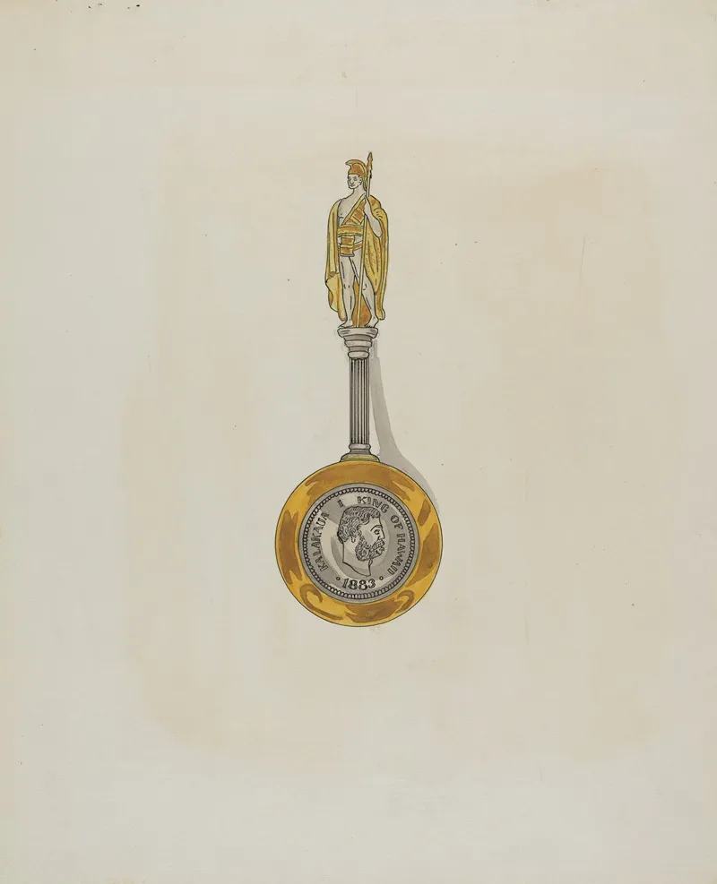 Souvenir Spoon 2 by Ellen Duncan - Canvas Print