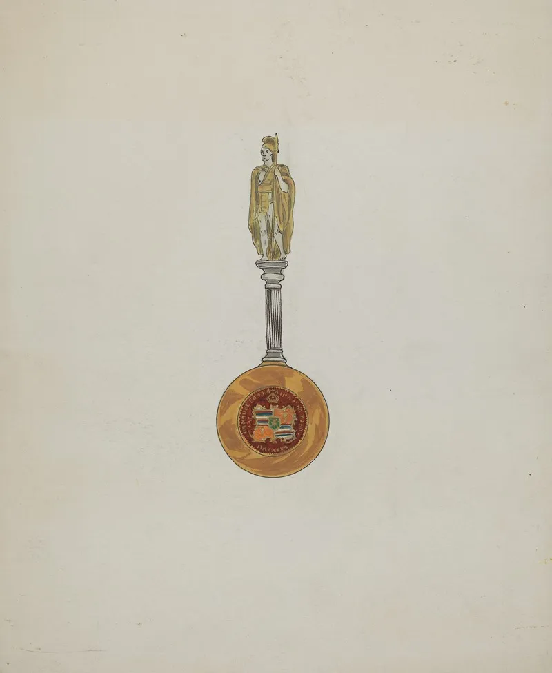 Souvenir Spoon by Ellen Duncan - Canvas Print