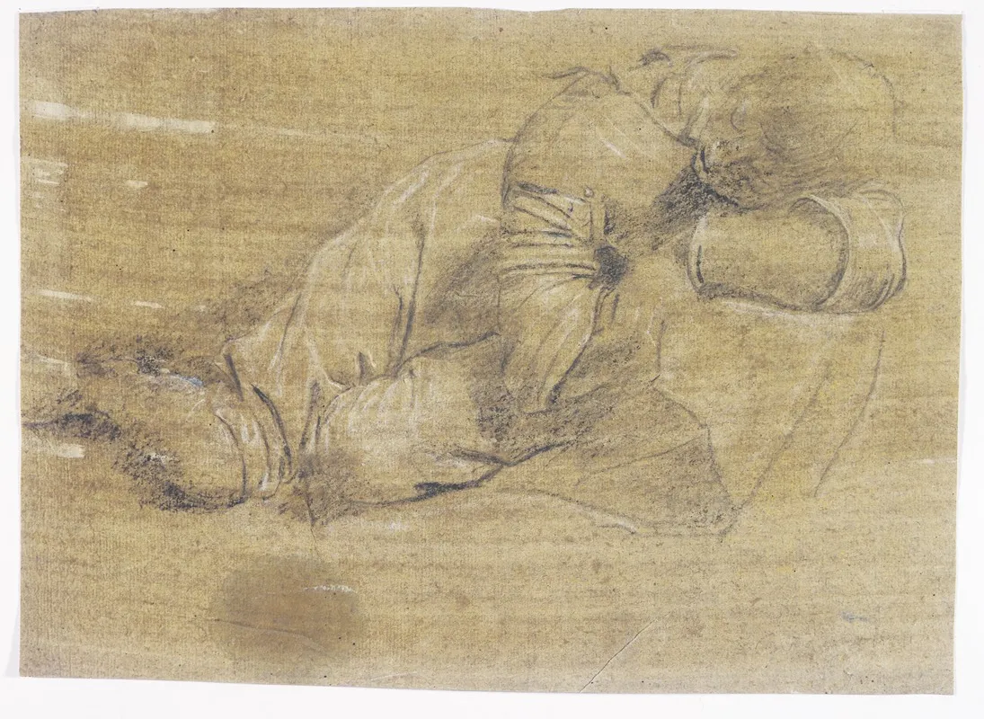 Sovende Soldat by Giovanni Battista Caracciolo - Canvas Print