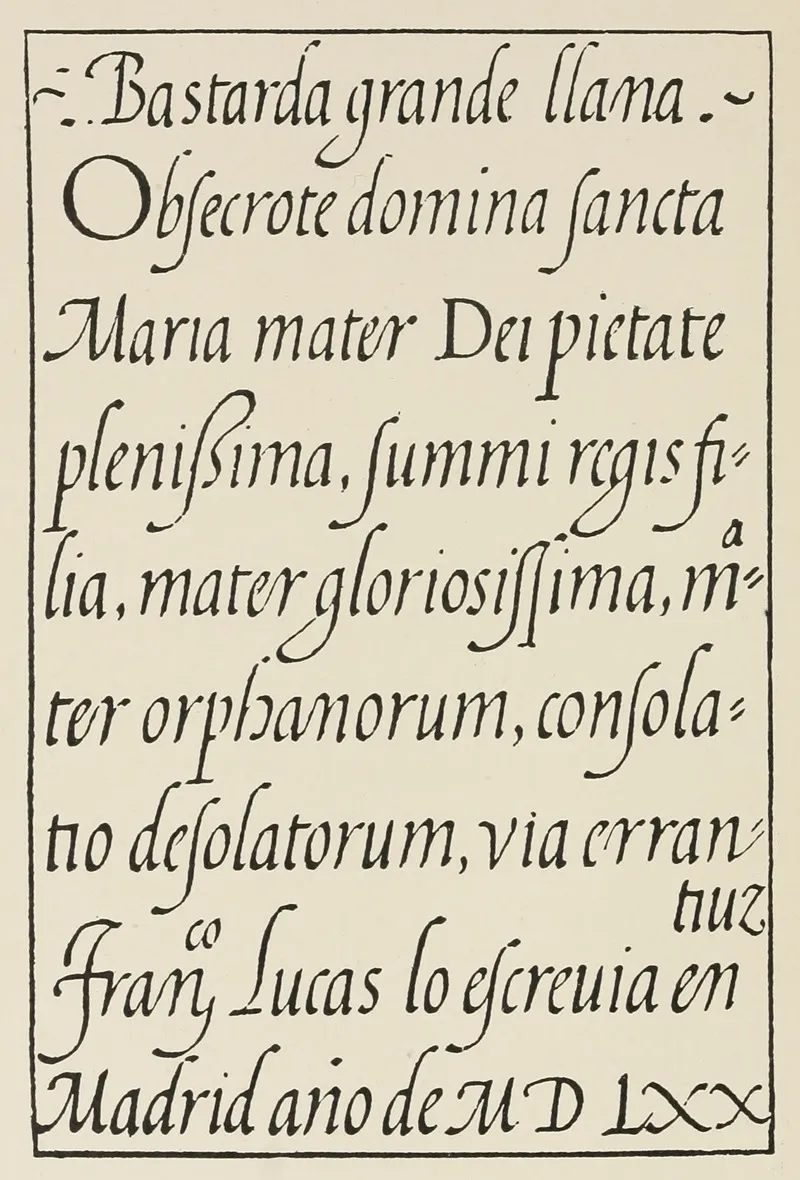 Spanish Script 2 by Frank Chouteau Brown - Canvas Print