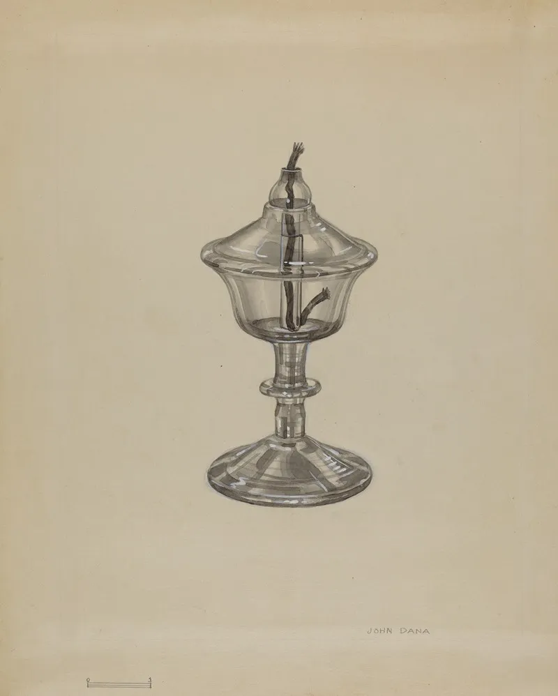 Spark Lamp 3 by John Dana - Canvas Print