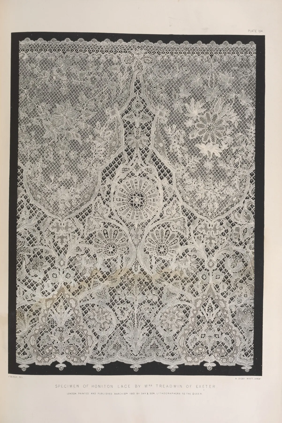 Specimen Of Honiton Lace