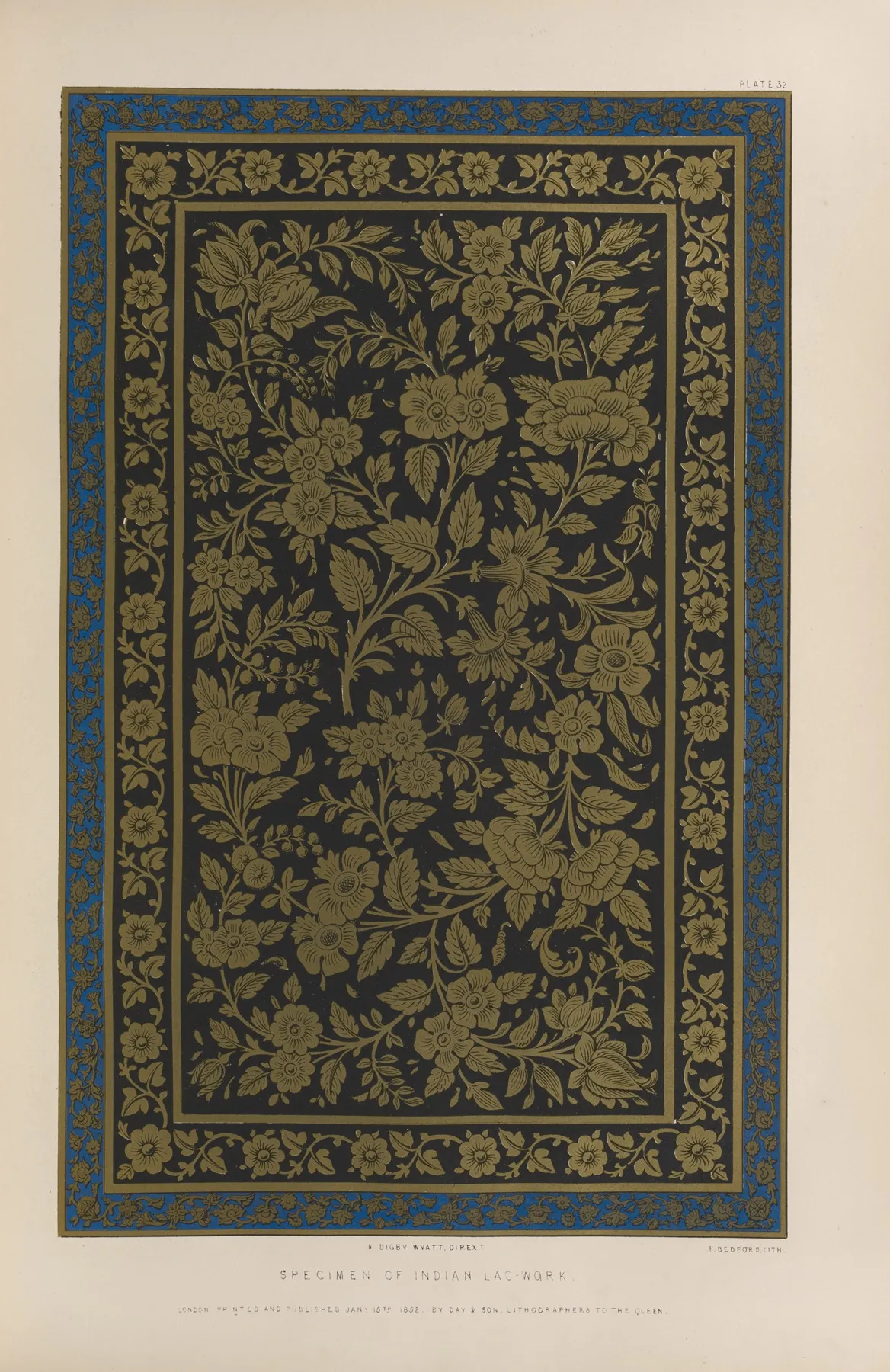Specimen Of Indian Lac Work