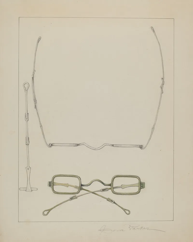 Spectacles by Cora Parker - Canvas Print