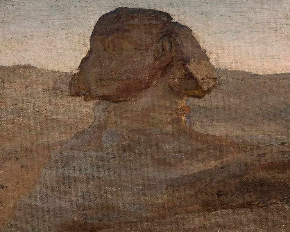 Sphinx In The Evening From The Journey To Egypt
