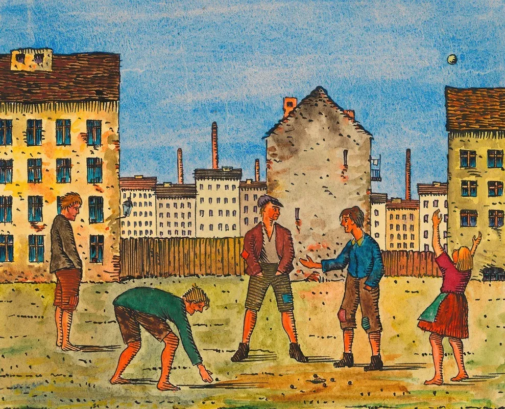 Spielende Kinder 2