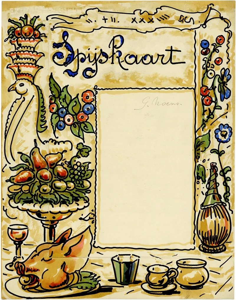 Spijskaart Noens