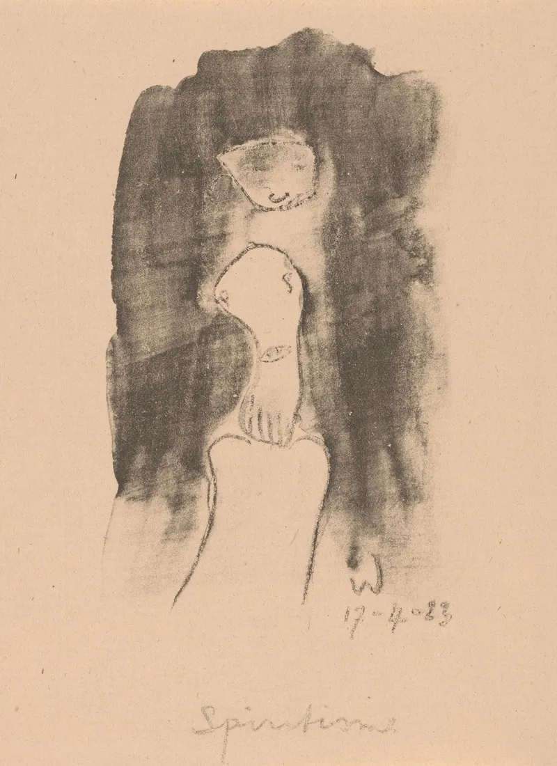 Spiritisme by Erich Wichmann - Canvas Print