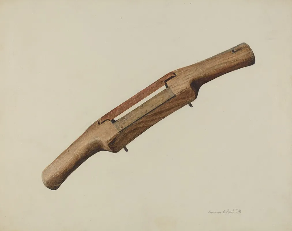 Spokeshave by Herman O. Stroh - Canvas Print